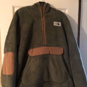 North Face Cashmere Pullover Green
